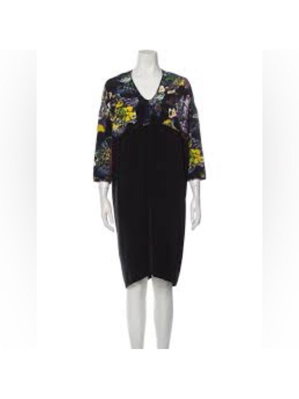 Zero + Maria Cornejo Silk Knee-Length Ocersized Dress Size 4